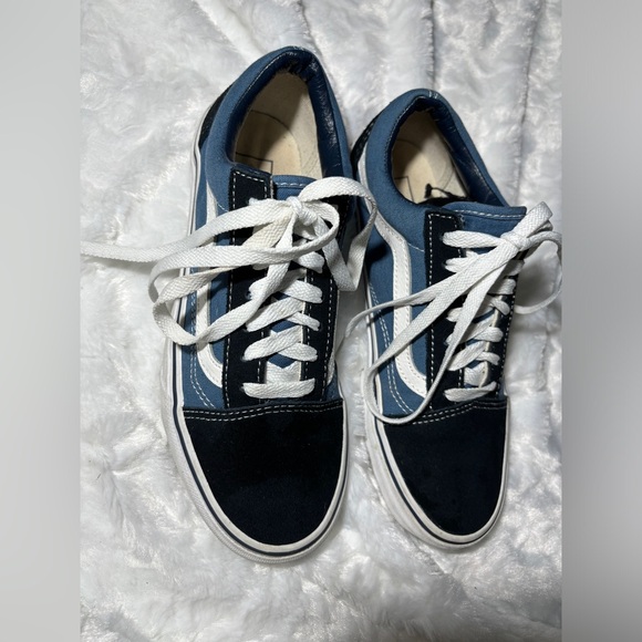 Unisex Blue Vans - Picture 3 of 5
